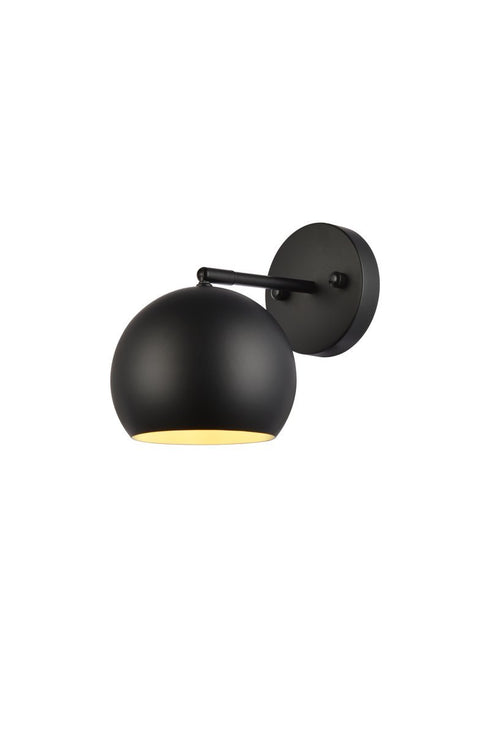 Living District Othello 1 Light Sconce Model: LD2355BK