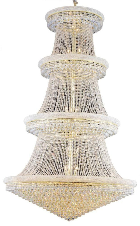 Elegant Lighting Primo 56 Light Chandelier Model: V1800G62C/RC