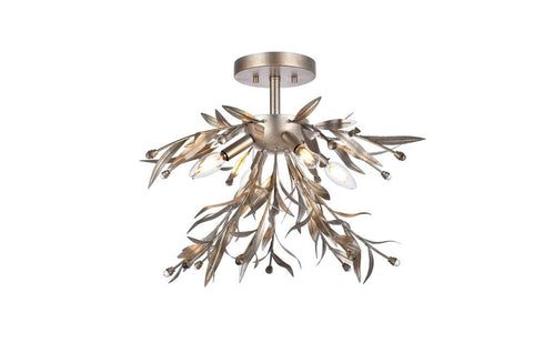 Living District Priscilla 4 Light Flush Mount Model: LD810F19BK