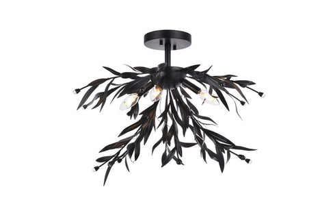 Living District Priscilla 4 Light Flush Mount Model: LD810F23BK