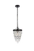 Living District Reese 1 Light Pendant Model: LD714D9BK