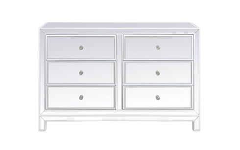Elegant Decor Reflexion Dresser 6 Drawers 48in. W X 18in. Din. X Model: MF72017G