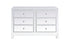 Elegant Decor Reflexion Dresser 6 Drawers 48in. W X 18in. Din. X Model: MF72017G