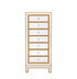 Elegant Decor Reflexion Lingerie Chest 7 Drawers 18in. W X 15in. D X Model: MF72047G