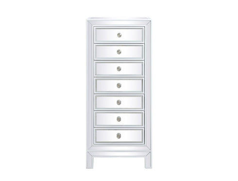 Elegant Decor Reflexion Lingerie Chest 7 Drawers 18in. W X 15in. D X Model: MF72047G