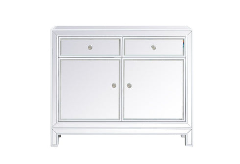Elegant Decor Reflexion Nightstand 2 Drawers 2 Doors 38in. W X 12in. Model: MF72002G