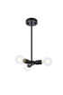 Living District Reyes 3 Light Pendant Model: LD2337BK