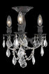 Elegant Lighting Rosalia 3 Light Flush Mount Model: 9203F13DB/SS