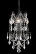 Elegant Lighting Rosalia 3 Light Pendant Model: 9203D13PW/RC