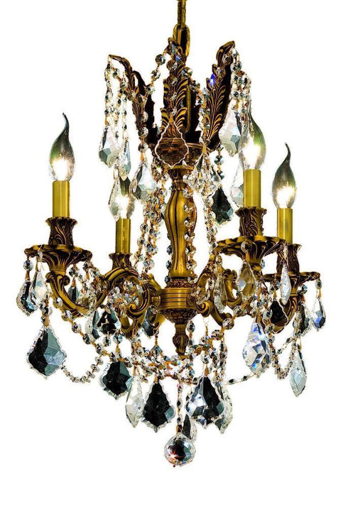 Elegant Lighting Rosalia 4 Light Pendant Model: 9204D17DB/RC