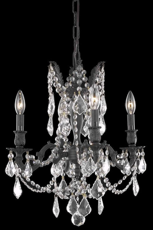 Elegant Lighting Rosalia 4 Light Pendant Model: 9204D17DB/RC