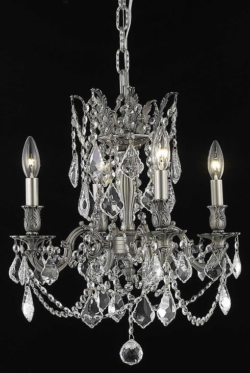 Elegant Lighting Rosalia 4 Light Pendant Model: 9204D17DB/RC