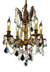 Elegant Lighting Rosalia 4 Light Pendant Model: 9204D17DB/RC