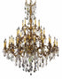 Elegant Lighting Rosalia 45 Light Chandelier Model: 9245G54FG/RC