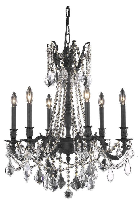 Elegant Lighting Rosalia 6 Light Chandelier Model: 9206D23FG/RC