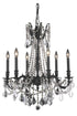 Elegant Lighting Rosalia 6 Light Chandelier Model: 9206D23FG/RC