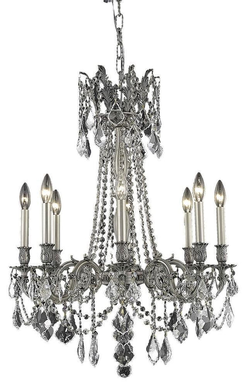 Elegant Lighting Rosalia 8 Light Chandelier Model: 9208D24FG/RC