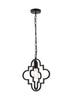 Living District Sandara 1 Light Pendant Model: LD7062D12BK