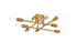 Living District Script 8 Light Flush Mount Model: LD2351BK