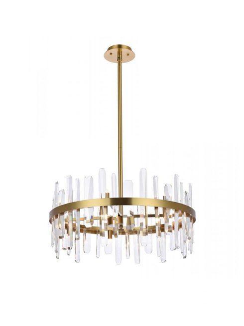 Elegant Lighting Serena 14 Light Pendant Model: 2200D25SG