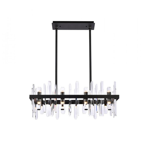 Elegant Lighting Serena 16 Light Chandelier Model: 2200G30BK