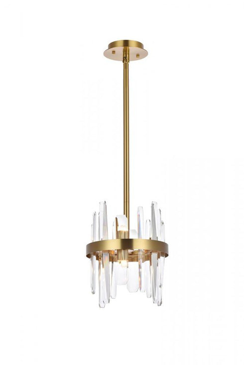 Elegant Lighting Serena 6 Light Pendant Model: 2200D10SG