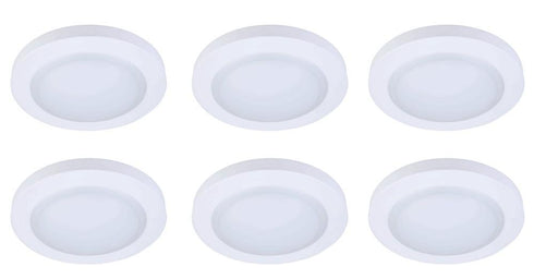 Elitco Lighting Shower 6 Inch Retrofit, 2700k , 96°, Cri90, Etl, 15w, 75 Watt Equivalent, 50000hrs, Lm1000, Dimmable, 5 Years W Model: RN61527RF-4PK
