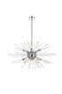 Elegant Lighting Sienna 10 Light Pendant Model: 2502D32BK