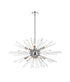 Elegant Lighting Sienna 10 Light Pendant Model: 2502D36BK
