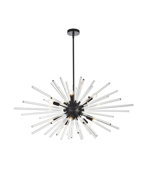 Elegant Lighting Sienna 10 Light Pendant Model: 2502D42SG