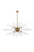 Elegant Lighting Sienna 10 Light Pendant Model: 2502D42SG