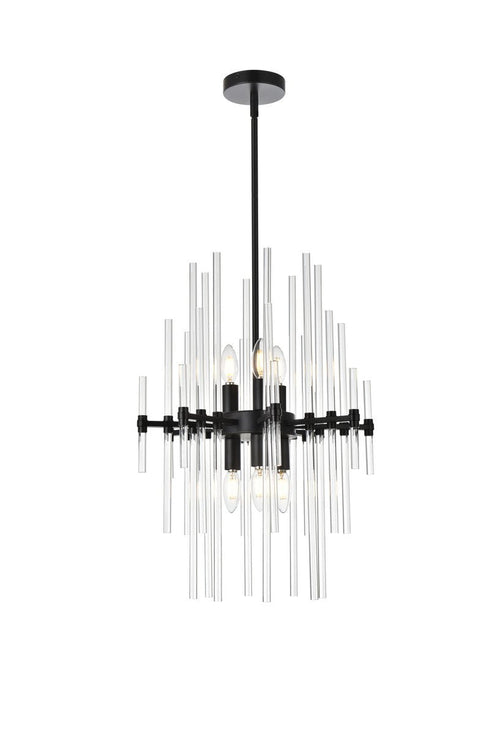 Elegant Lighting Sienna 6 Light Pendant Model: 2502D17SG