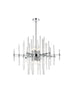 Elegant Lighting Sienna 8 Light Pendant Model: 2502D31BK