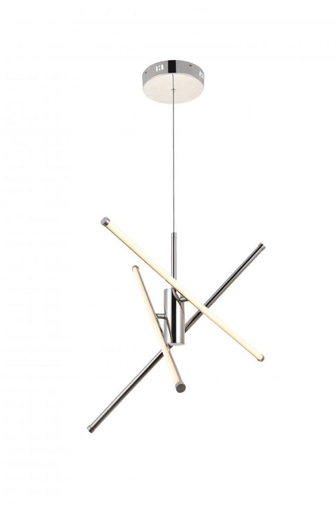 Living District Sonya 3 Light Pendant Model: LD9001D29BK