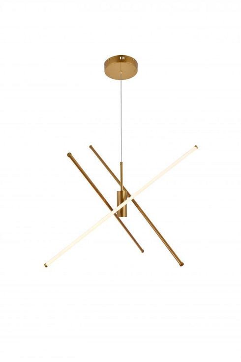 Living District Sonya 3 Light Pendant Model: LD9001D42BK