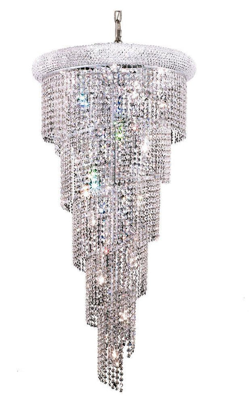 Elegant Lighting Spiral 18 Light Foyer Light Model: V1801SR22C/RC