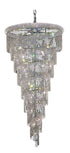 Elegant Lighting Spiral 26 Light Chandelier Model: V1801SR36C/RC
