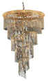 Elegant Lighting Spiral 29 Light Chandelier Model: V1801SR48C/RC