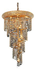 Elegant Lighting Spiral 8 Light Pendant Model: V1801SR16C/RC