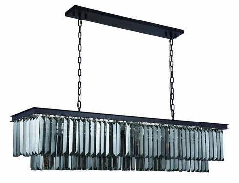 Elegant Lighting Sydney 12 Light Chandelier Model: 1232D60MB/RC
