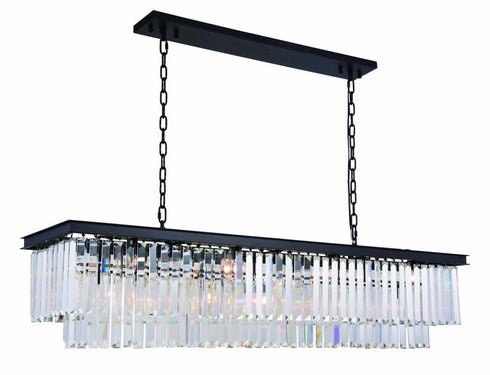 Elegant Lighting Sydney 12 Light Chandelier Model: 1232D60MB/RC
