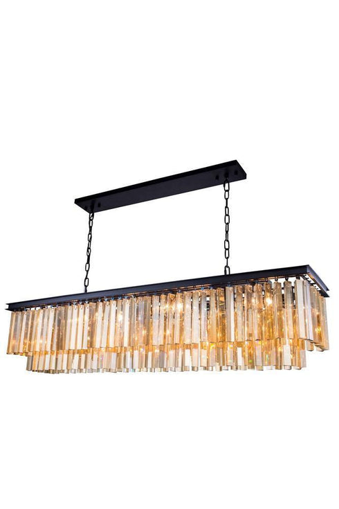 Elegant Lighting Sydney 12 Light Pendant Model: 1202D60MB/RC