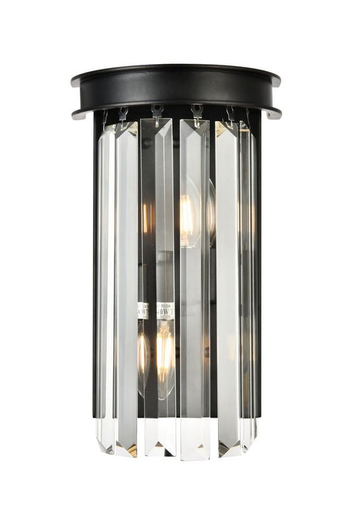 Elegant Lighting Sydney 2 Light Sconce Model: 1208W8MB/RC
