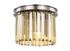Elegant Lighting Sydney 3 Light Flush Mount Model: 1238F12MB-SS/RC