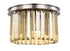Elegant Lighting Sydney 3 Light Flush Mount Model: 1238F16MB/RC