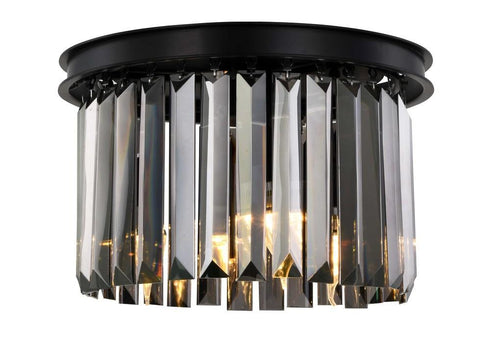 Elegant Lighting Sydney 3 Light Flush Mount Model: 1238F16MB/RC