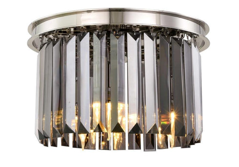 Elegant Lighting Sydney 3 Light Flush Mount Model: 1238F16MB/RC