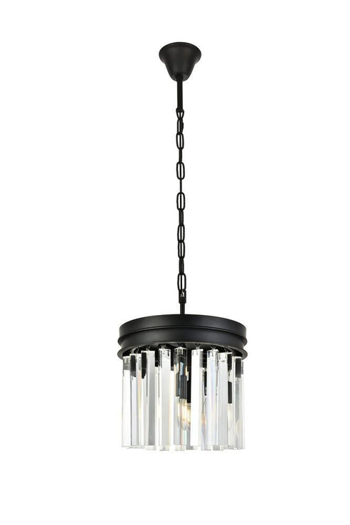 Elegant Lighting Sydney 3 Light Pendant Model: 1208D12PN-GT/RC