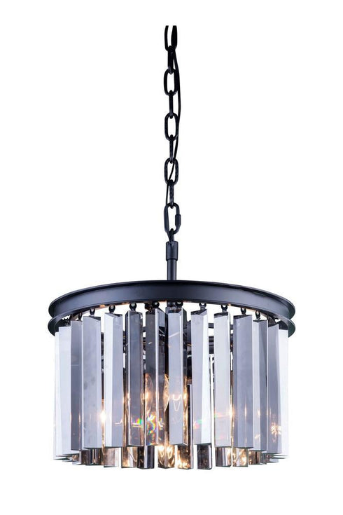 Elegant Lighting Sydney 3 Light Pendant Model: 1208D16MB/RC