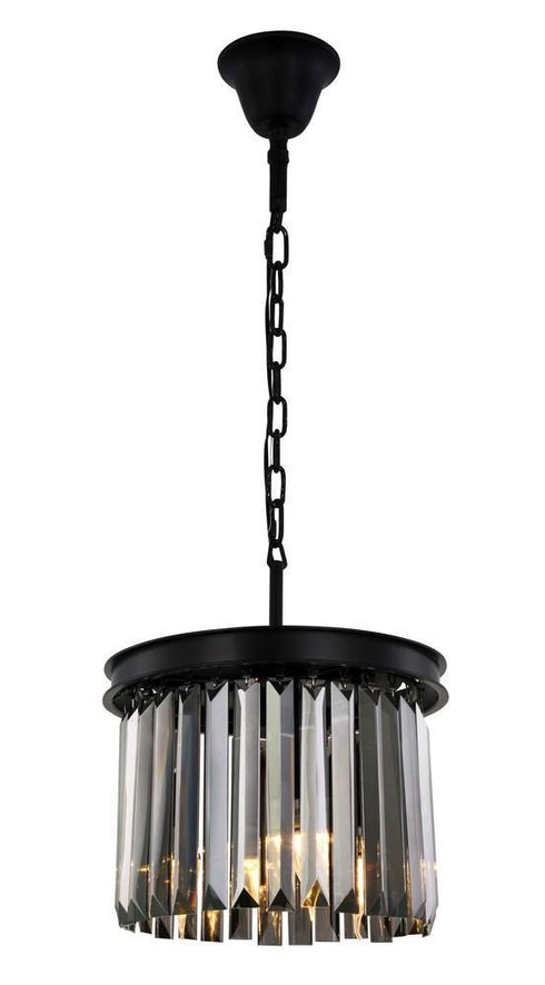 Elegant Lighting Sydney 3 Light Pendant Model: 1238D12MB/RC